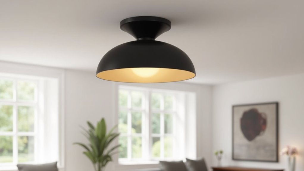 stylish semi flush mount lighting