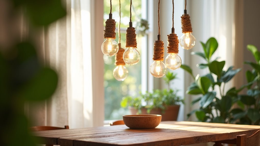 sustainable natural lighting materials