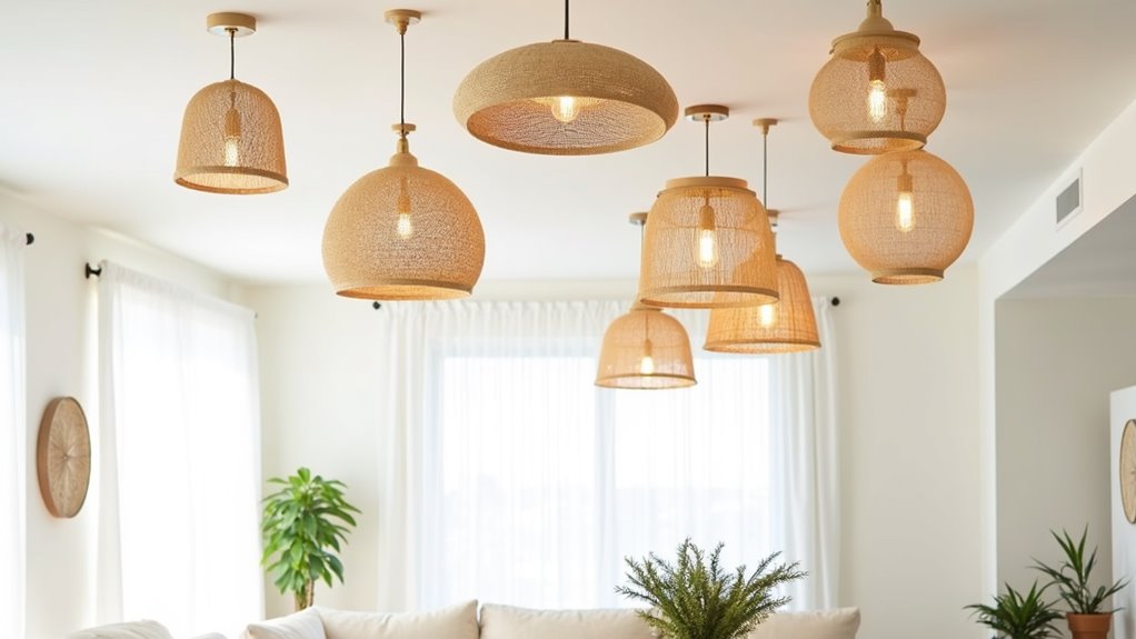 top jute ceiling lights