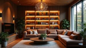 transformative living room lighting