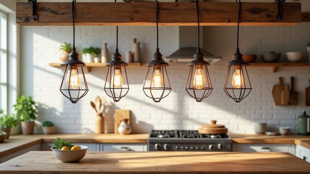 vintage industrial style lighting