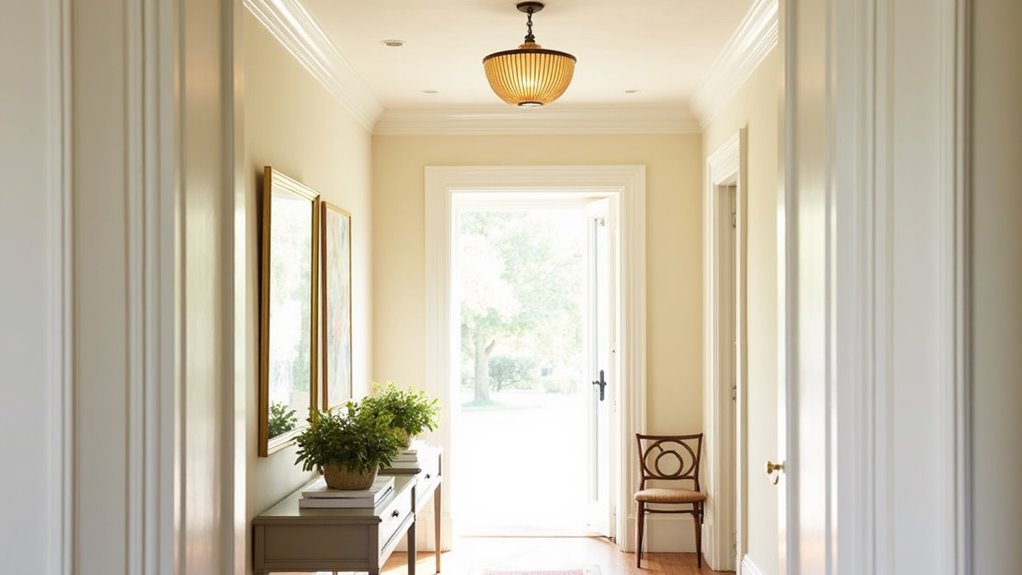vintage inspired flush mount lighting