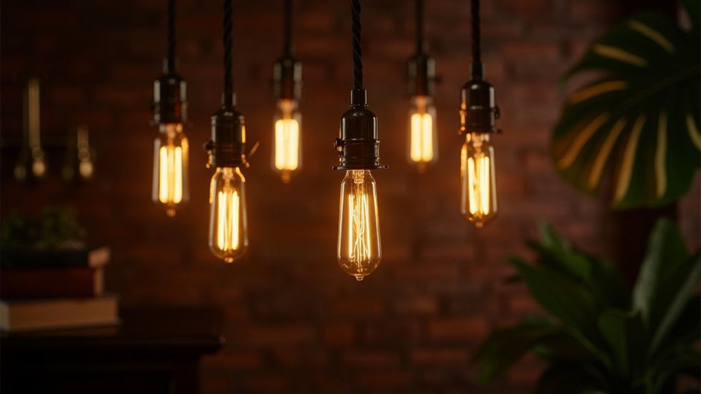 warm vintage dimmable lighting