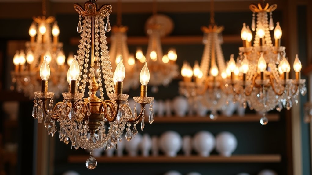 antique chandelier lighting options