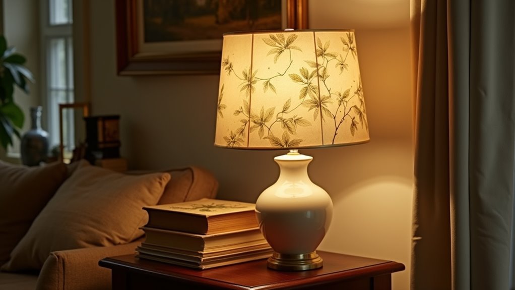 artistic illuminated parchment shades