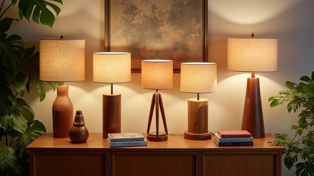 best wooden table lamps