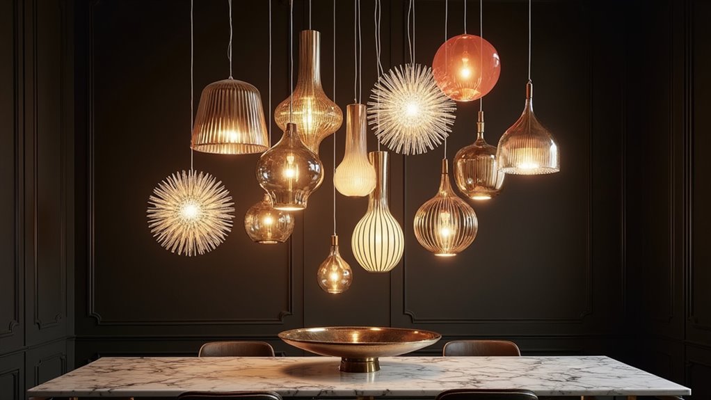bold sculptural lighting designs