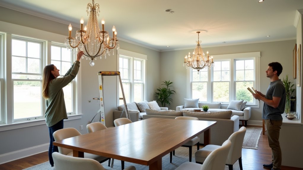 chandelier purpose and placement