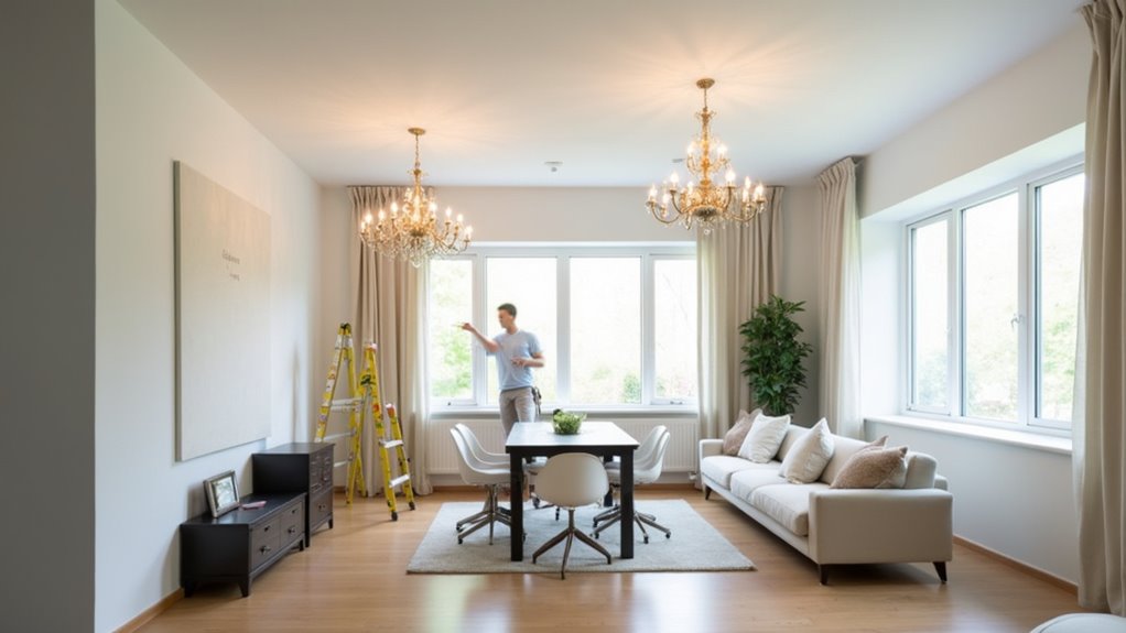 chandeliers installation step guide