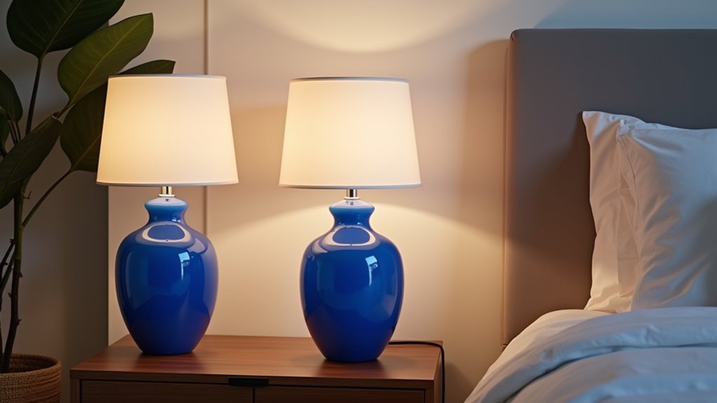cobalt blue lamp versatility