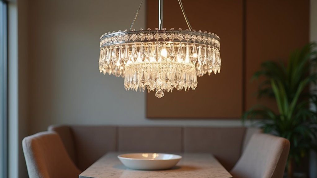 compact versatile crystal chandeliers