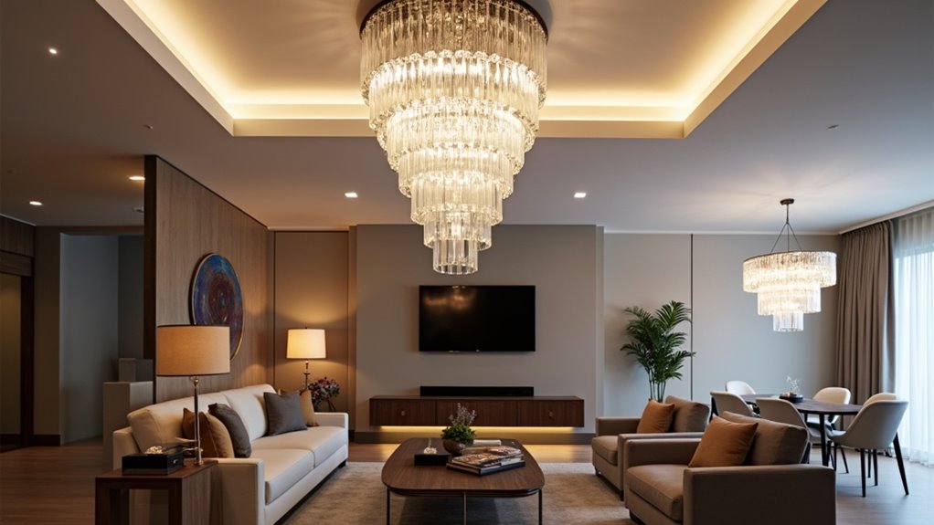 crystal chandeliers for aesthetics