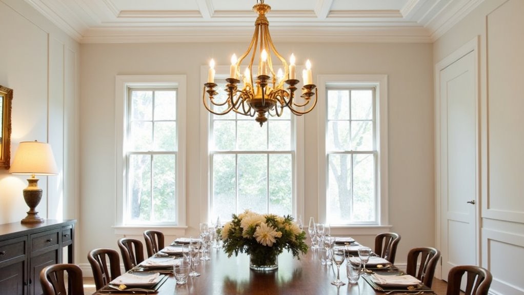 elegant brass chandelier design