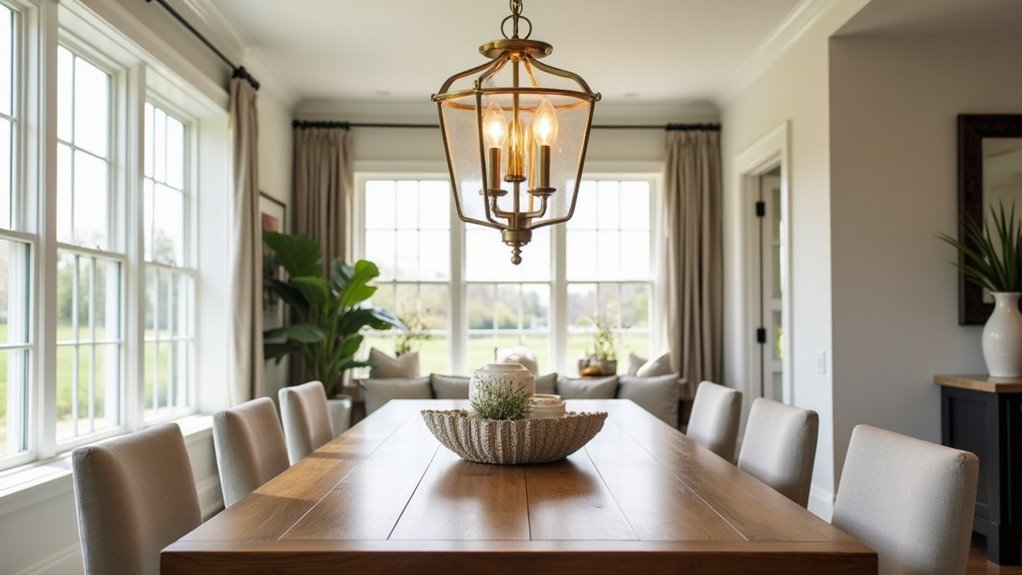 elegant brass lantern chandeliers