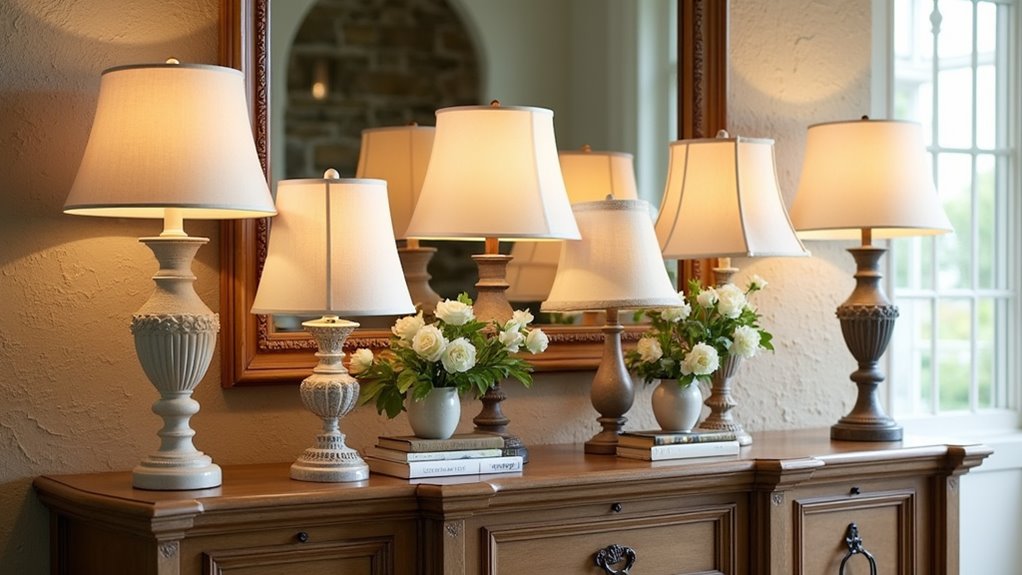 elegant french table lamps