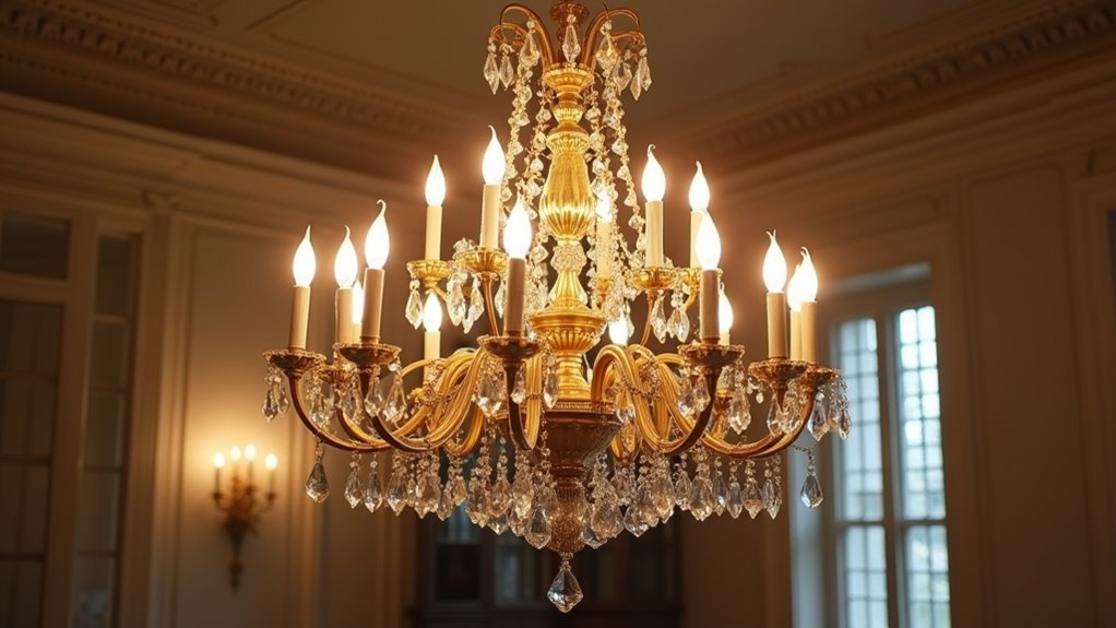 elegant georgian chandelier design