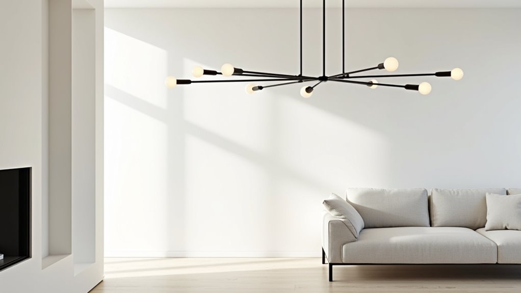 elegant minimalist chandelier designs