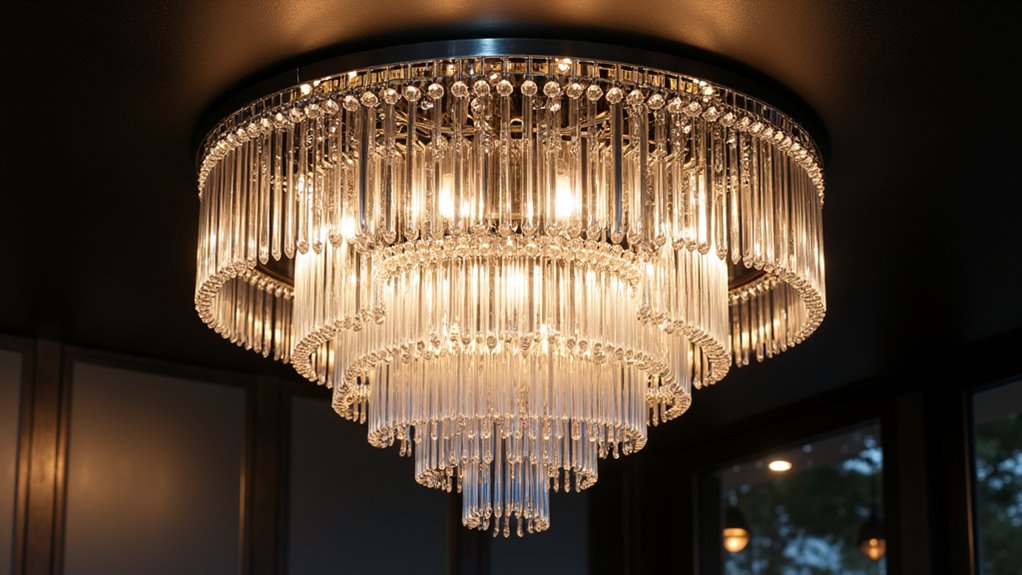 elegant modern crystal lighting