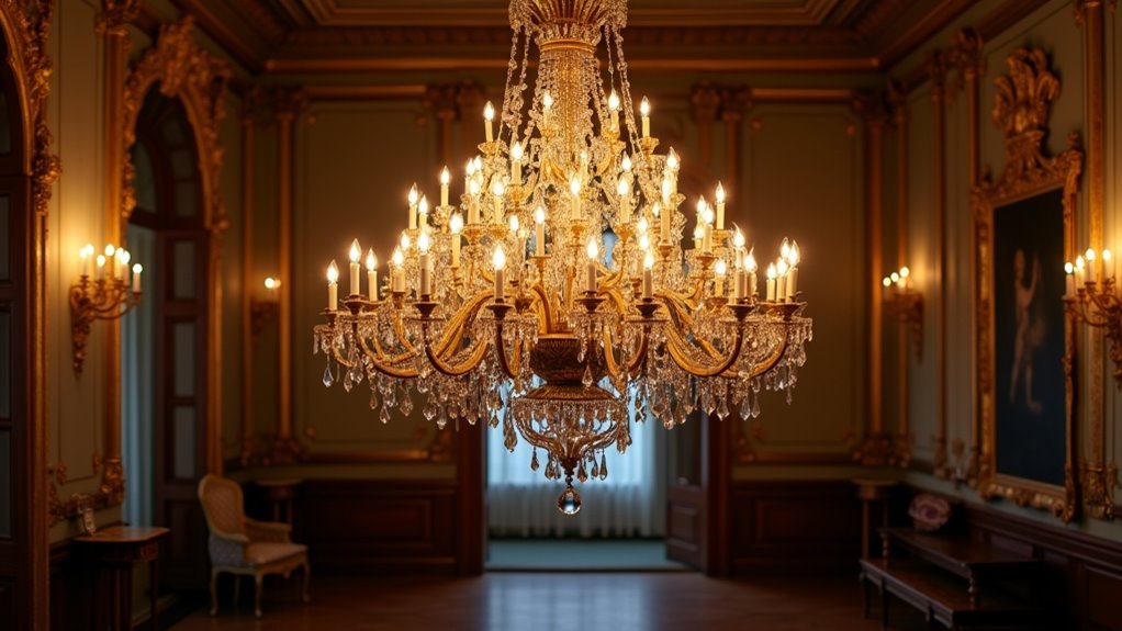 georgian chandelier s aesthetic grandeur