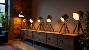 industrial style table lamps