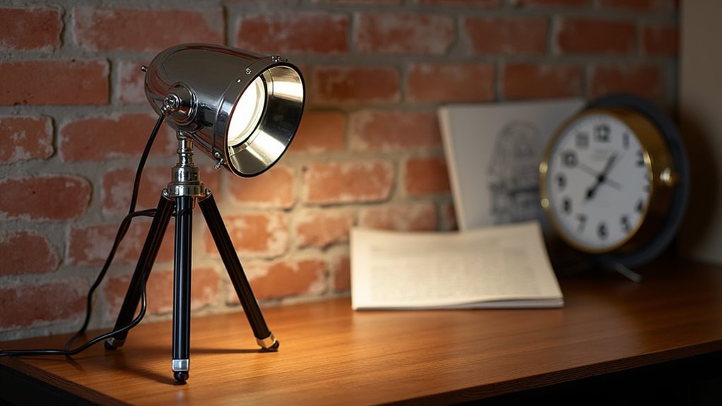 industrial vintage searchlight lamp