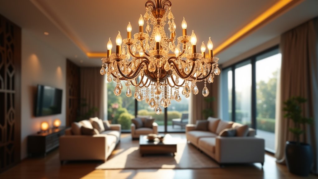 mesmerizing crystal lighting effects