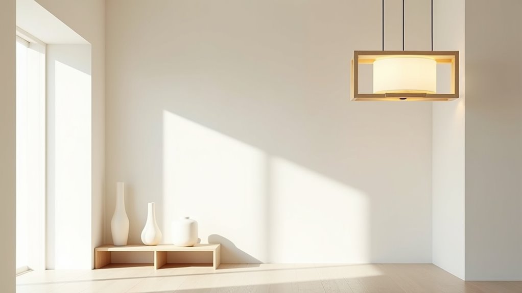 minimalist wooden chandelier elegance