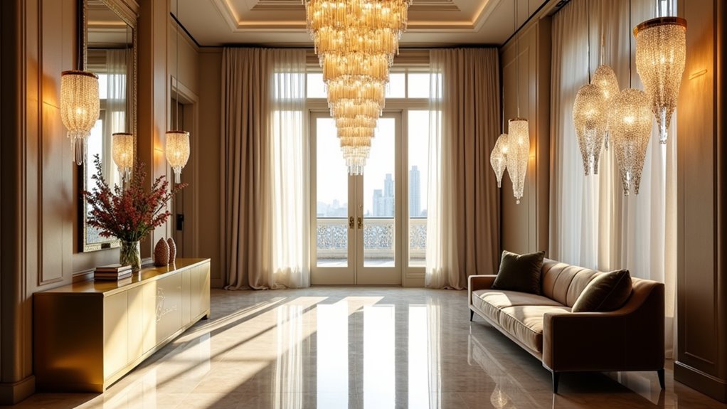 modern crystal chandelier elegance