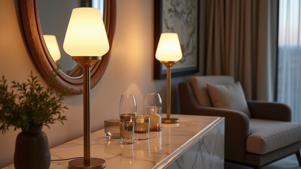 modern rechargeable candlestick lamps