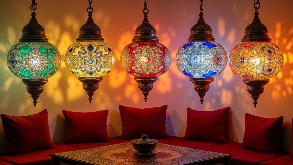 moroccan art glass chandeliers collection