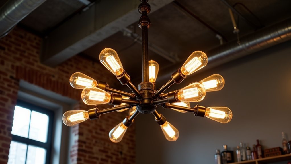 rugged sophistication in lighting