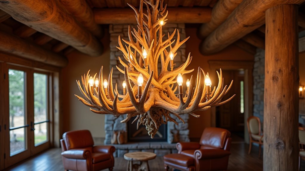 rustic elegance antler chandelier