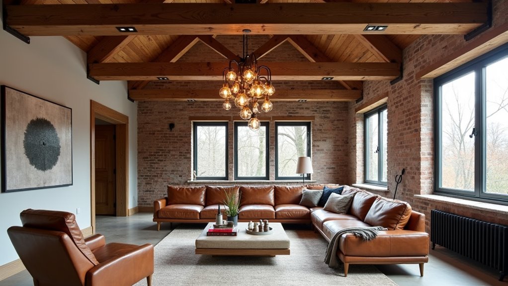 rustic industrial design fusion