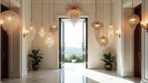 unique foyer chandelier designs