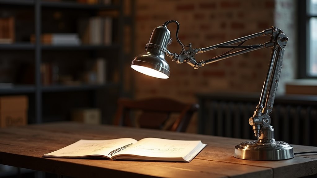 versatile industrial desk lamp