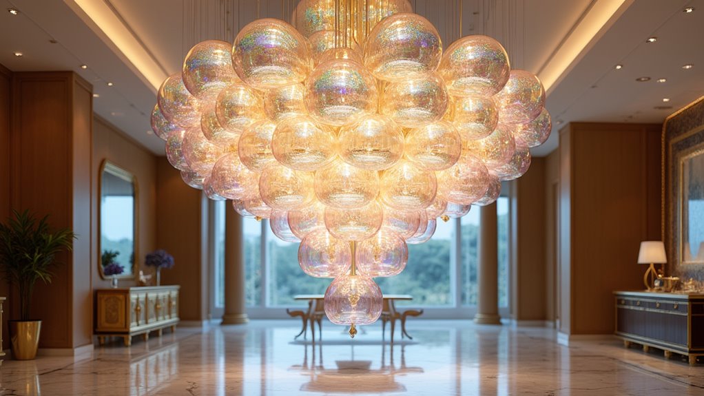 whimsical luxury bubble chandelier