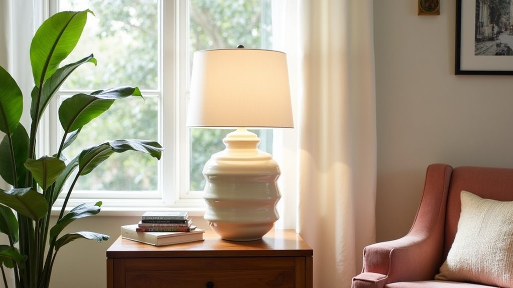 whimsical modern ceramic lamp