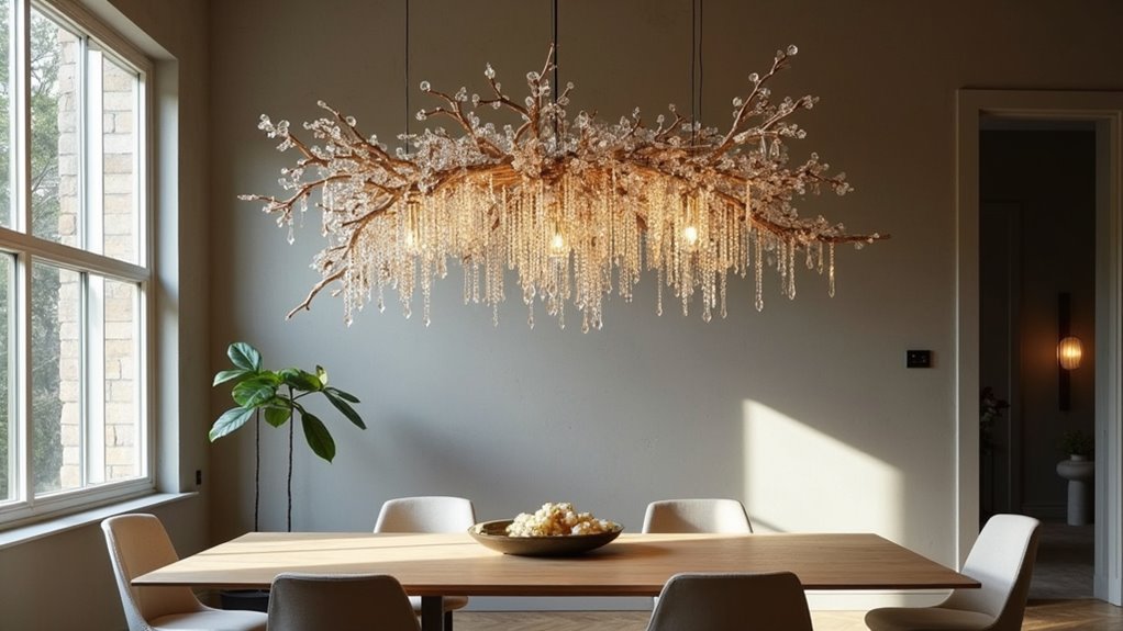 wood and crystal fusion