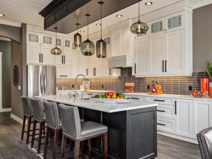 fix off center kitchen island pendant lights