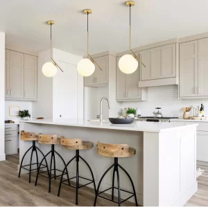 round pendant lights for kitchen